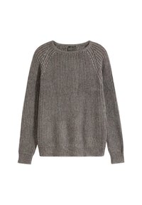 bonprix MIT GLITZERGARN - Maglione - grey