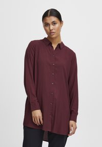 ICHI - Button-down blouse - port royale Thumbnail Image 1