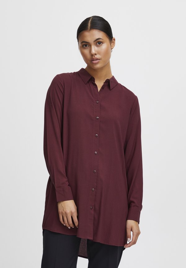 IHMain - Button-down blouse - port royale