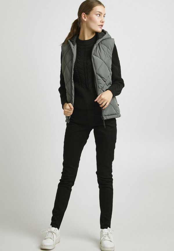 OXStana - Waistcoat - pewter2