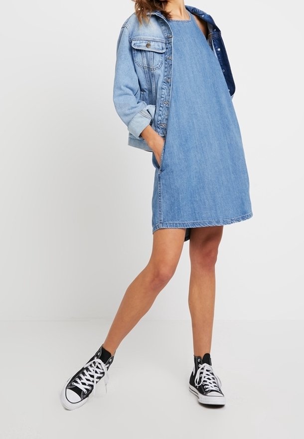 ONLY Denim dress - blue denim - (Pre-owned) - Zalando.ie