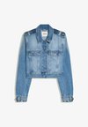 CROPPED DENIM - JACKET - Veste en jean - light blue