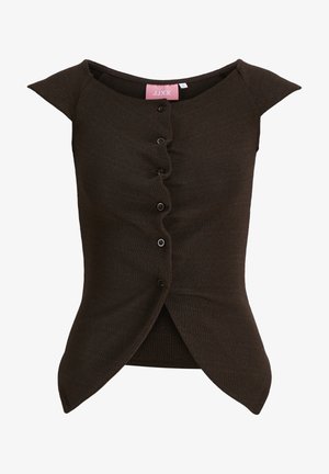 JJXX, JXEVA FOLDED BUTTON TOP - Camicetta - demitasse