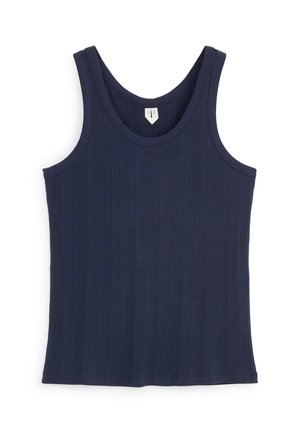 ARKET, ARKET RIB TANK TOP - Débardeur - navy