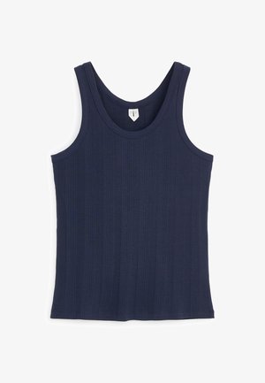 ARKET, ARKET RIB TANK TOP - Débardeur - navy