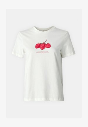ONLY, ONLKATE TEE - Printtipaita - cloud dancer