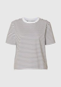 Unselected, delicioso stripes bright white thin