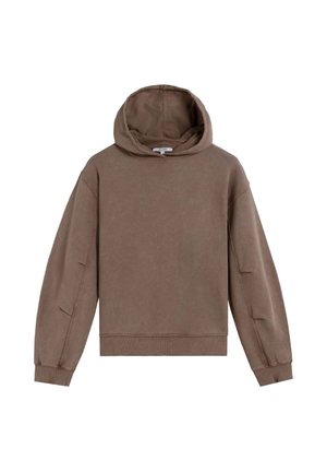 Jersey con capucha - taupe