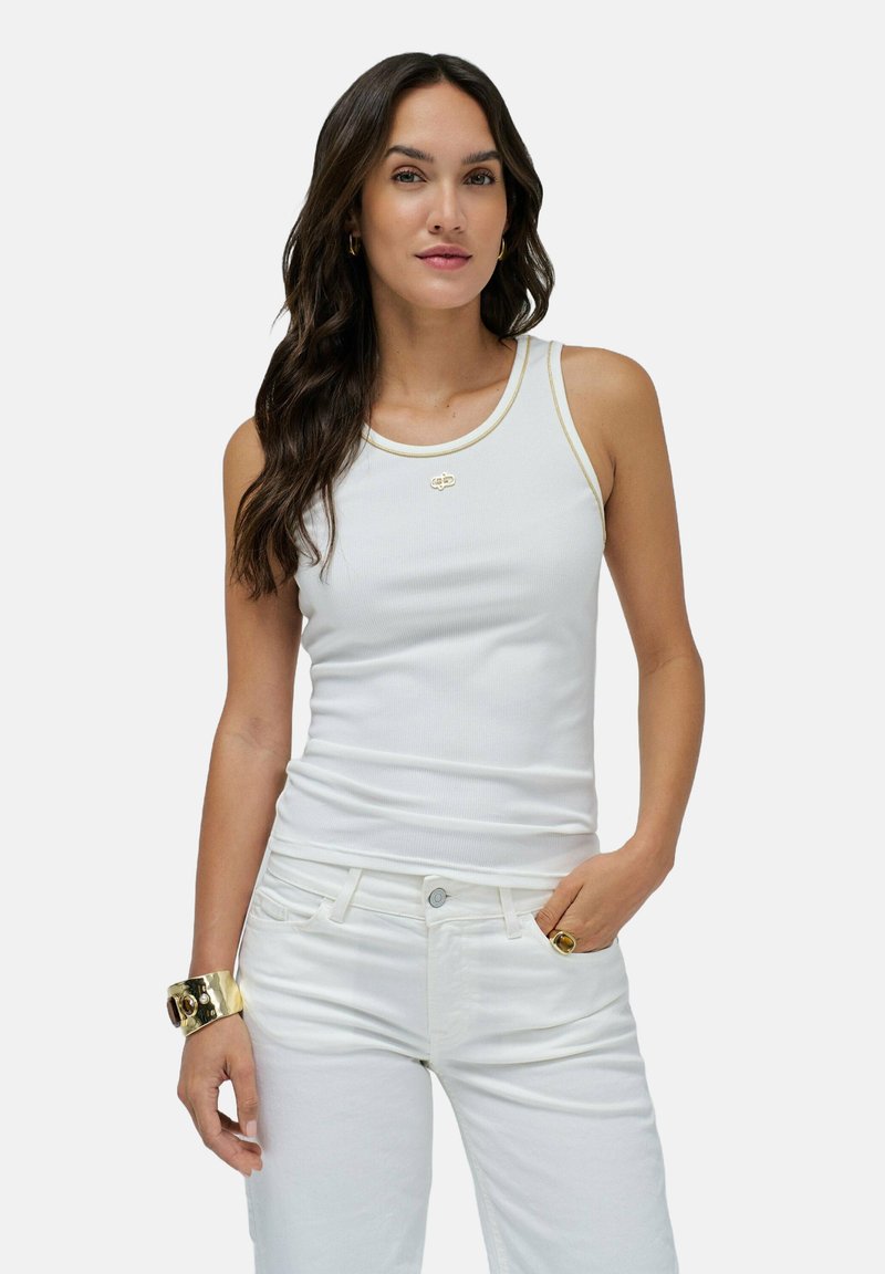 Salsa Jeans Top - beige white