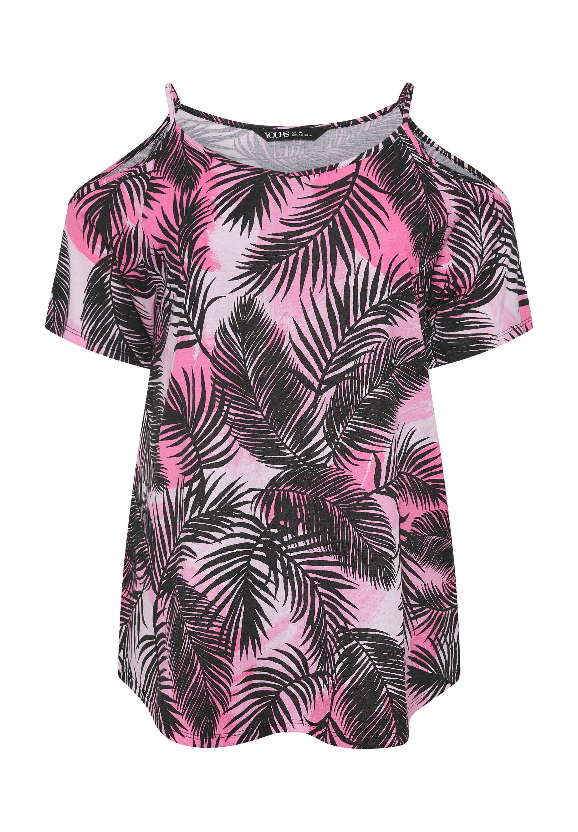 yours clothing cold shoulder tops