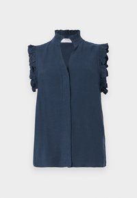 SLFVIVA SUN RUFFLE - Užsagstoma palaidinė - dark sapphire