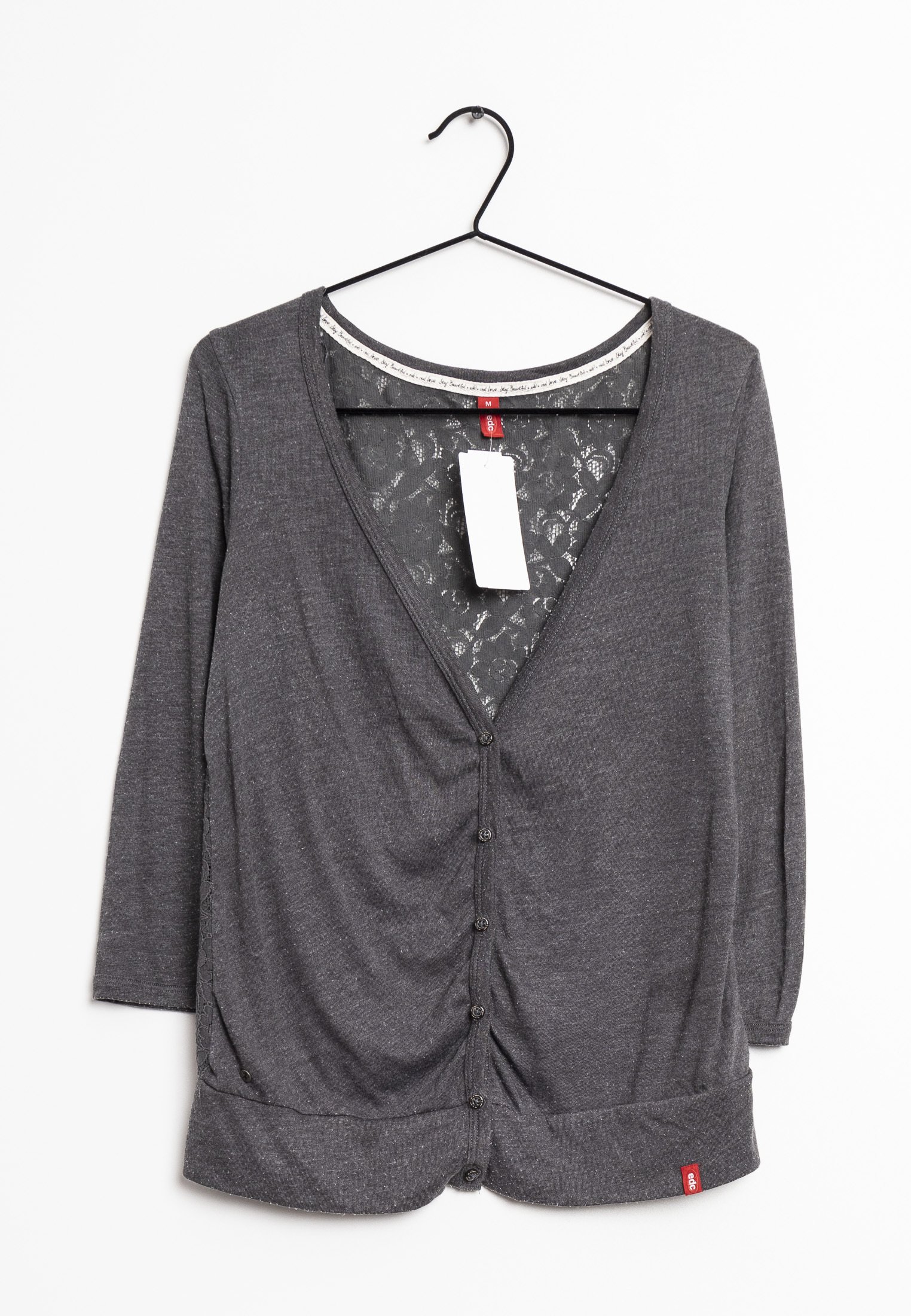 Edc Esprit Strickjacke Grau Mit Kapuze Strickjacke Grey Edc Esprit