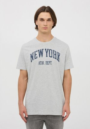 Terranova T-shirt con stampa - grigio chiaro melange
