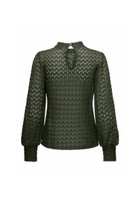 JDY VERZIERTES MIT LANGEN ÄRMELN - Blouse - forest night