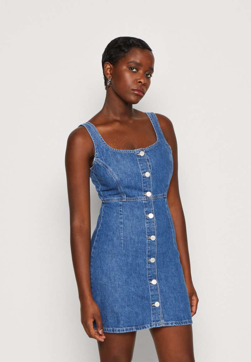 Tommy Jeans SLIM DRESS Denim dress denim medium/blue denim Zalando.ie