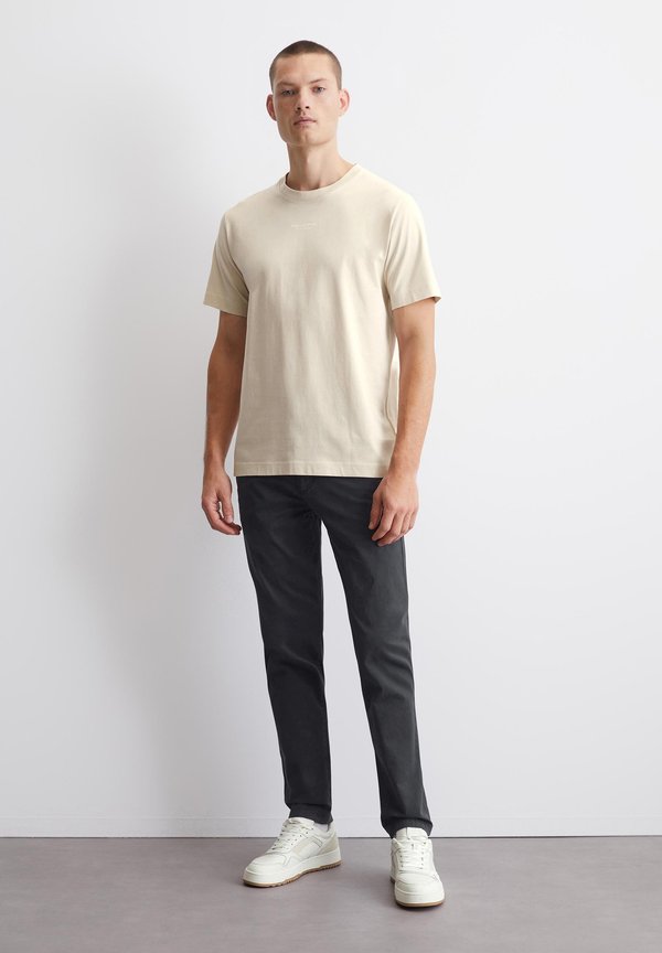 SHORT SLEEVE LOGO - Print T-shirt - gray silk4