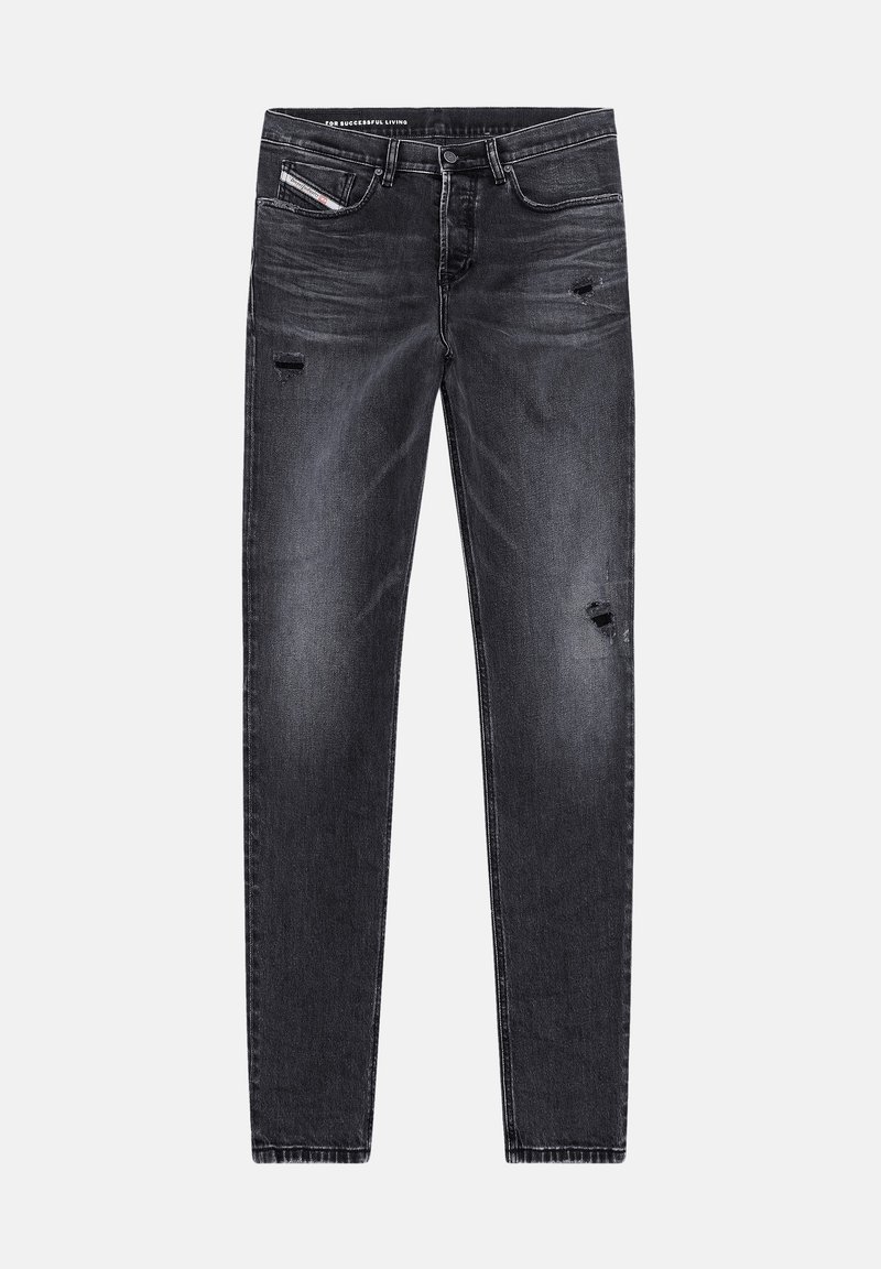 Diesel Jeans Tapered Fit zwart denim/blackdenim Diesel Jeans Tapered Fit zwart denim/blackdenim