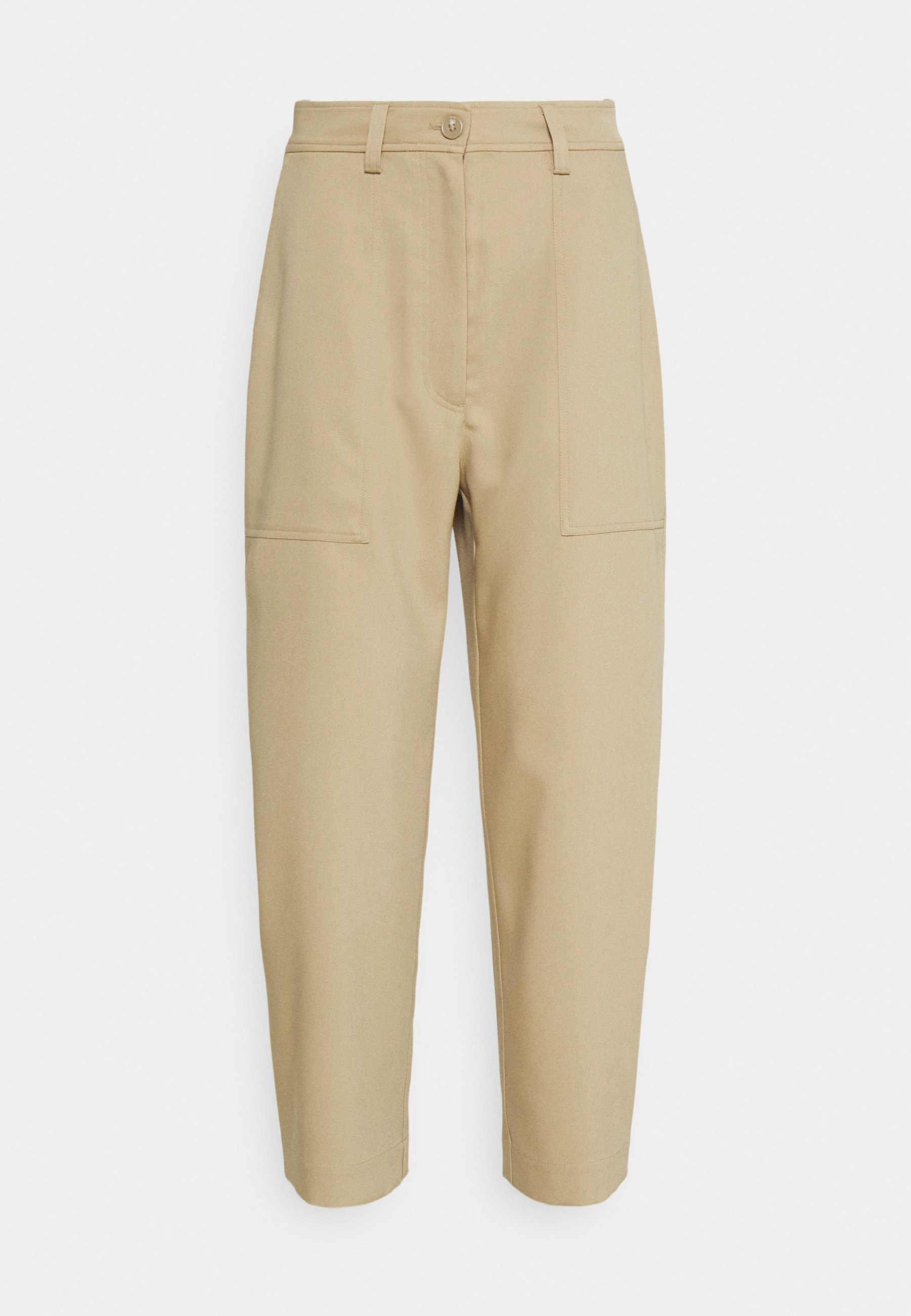 Weekday JINA TROUSER - Trousers - beige 