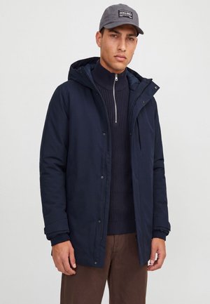 Jack & Jones, PARKA HOOD WITH STRING REGULATION VELCRO CUFFS SET IN SLEEVES PARKA - Парка - sky captain