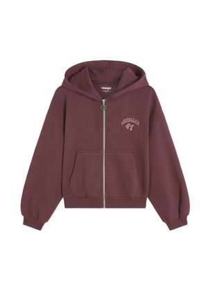 Wrangler, OVERSIZED ZIP UP - Sudadera con cremallera - rose brown