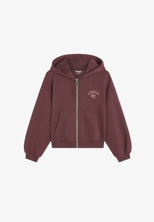 Wrangler, OVERSIZED ZIP UP - Φούτερ με φερμουάρ - rose brown