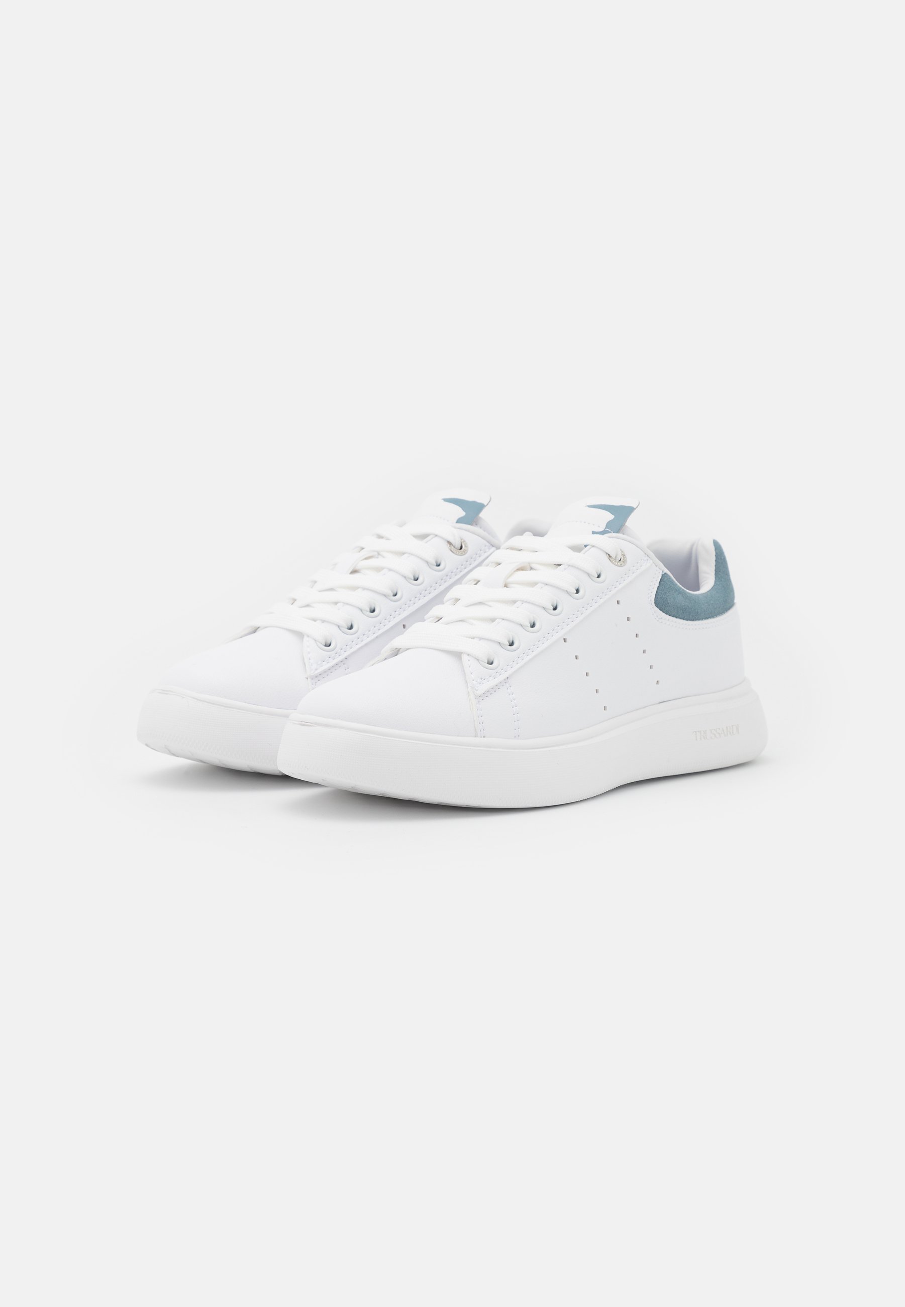 Trussardi YRIAS MIX - Sneakers basse - white/light blue/bianco - Zalando.it