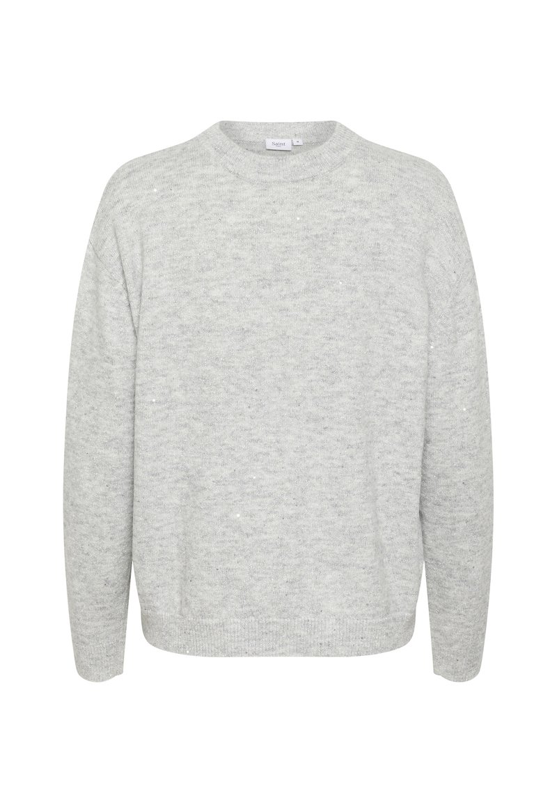 Saint Tropez Trui grijs gemêleerd Saint Tropez Trui grijs gemêleerd