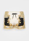 SWIM GOLFO LA VACANZA FOULARD PRINT - Zwemshorts - ivory/black/gold-coloured