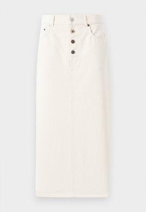 SKIRT - Džinsa auduma svārki - ivory