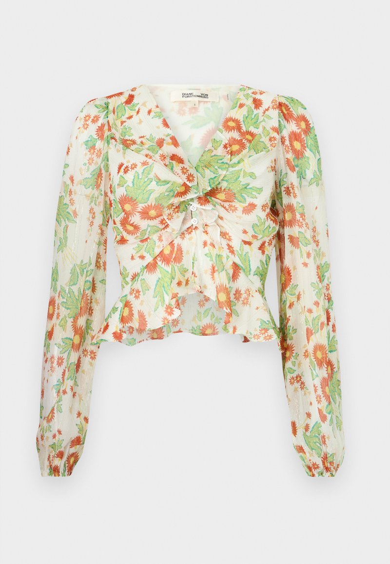 Diane von Furstenberg Overhemdblouse crème