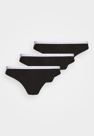 UNDERWEAR THONG 3 PACK - String - black