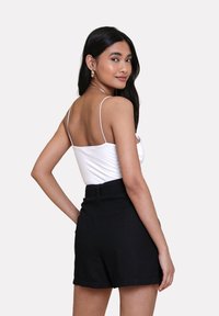 Threadbare THB LAURENCE TIE WAIST - Šortky - black
