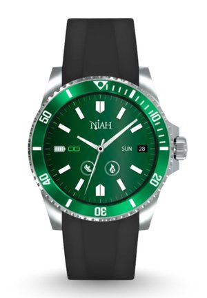 NEPTUNE - NIAH KOLLEKTION - SPORTMODELL - Smartwatch - green