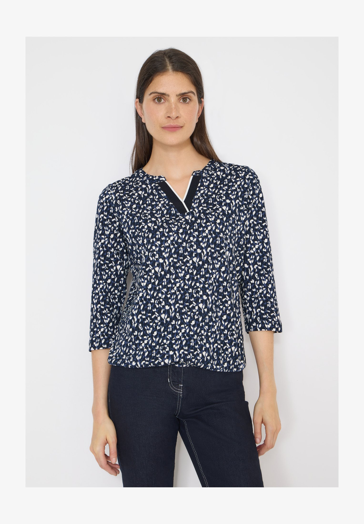 Camicetta Donna Cecil Con Scollo Rotondo E Maniche Alla Ginnasta - Comoda E Casual