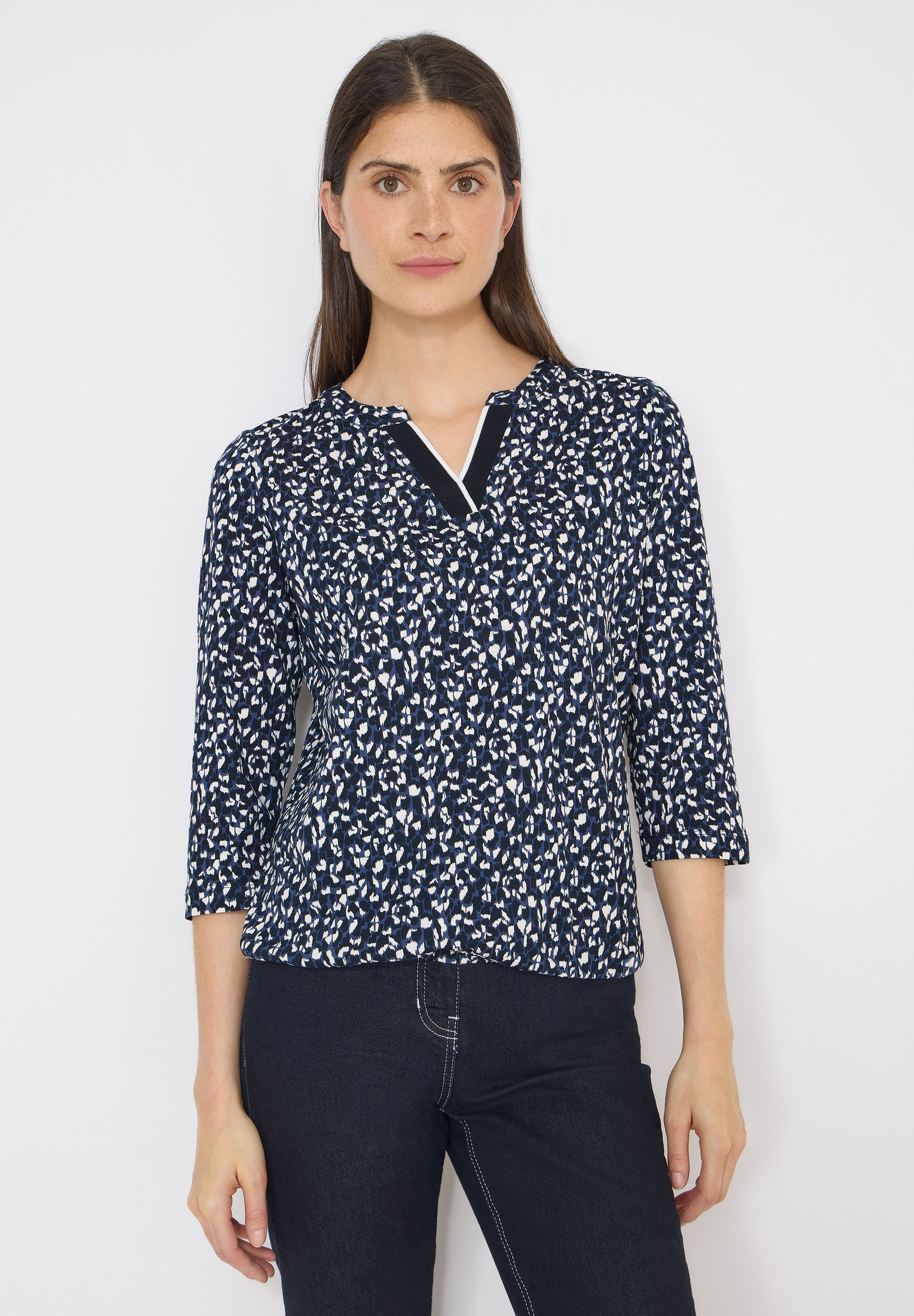Camicetta Donna Cecil Con Scollo Rotondo E Maniche Alla Ginnasta - Comoda E Casual