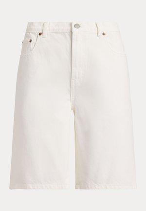 Polo Ralph Lauren, WOVEN BERMUDA - Denimové šortky - white denim