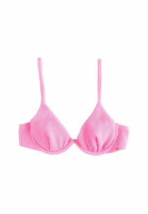 Next REGULAR FIT - CRINKLE NON PADDED WIRED - Bikiinide ülaosa - neon pink