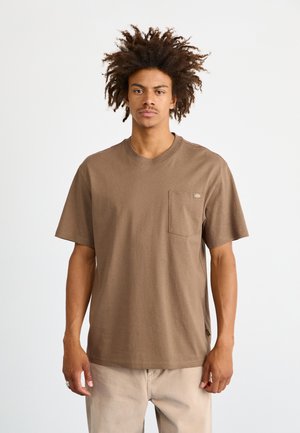 Dickies LURAY POCKET TEE - Camiseta básica - mushroom
