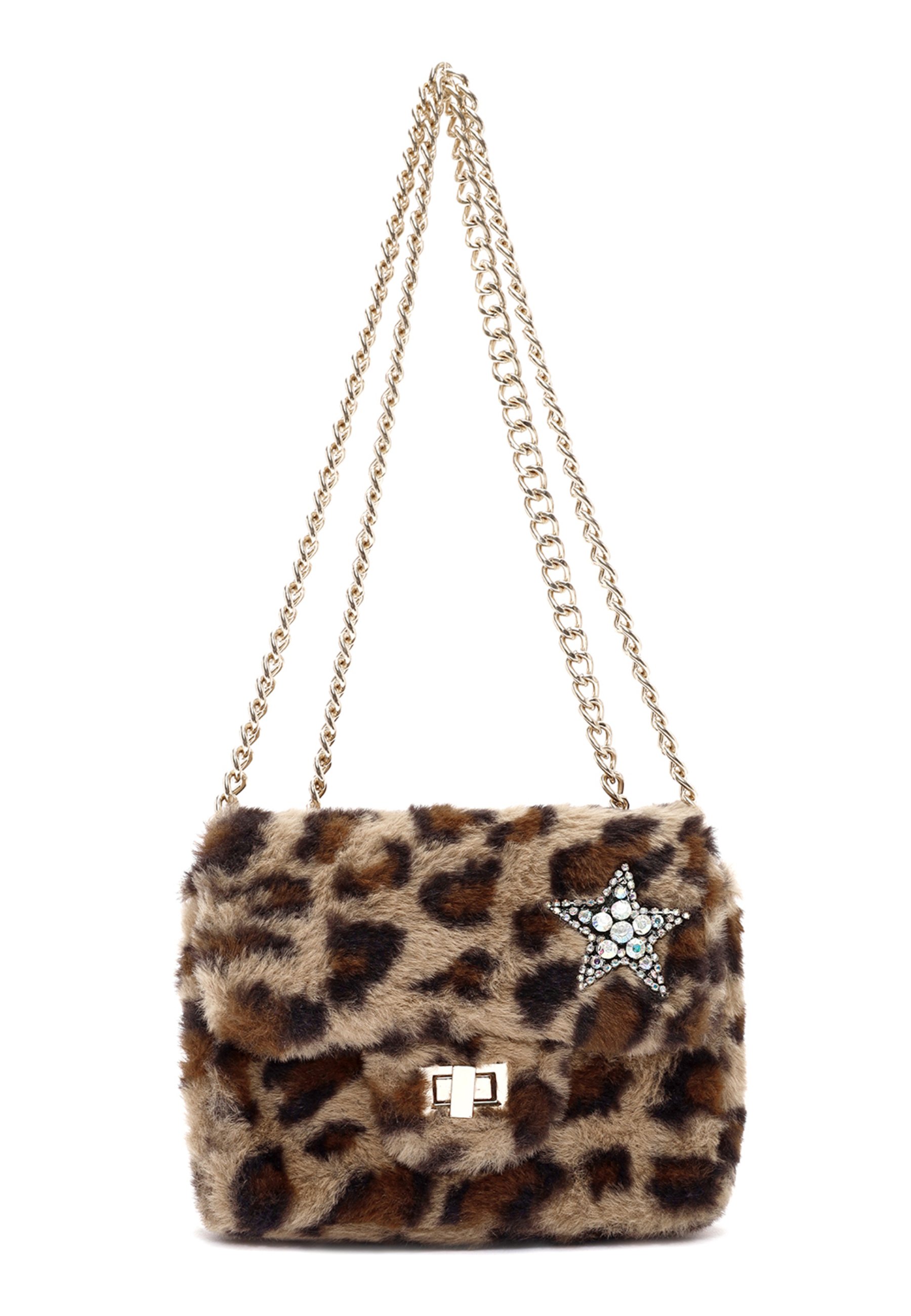 Derimod Borsa a tracolla leopard/marrone