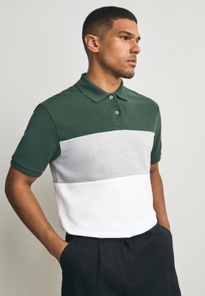 Next CHEST BLOCK STANDARD - Poloshirt - green grey