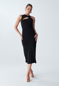 BWLDR LILLIA MIDI  - Trikotāžas kleita - black