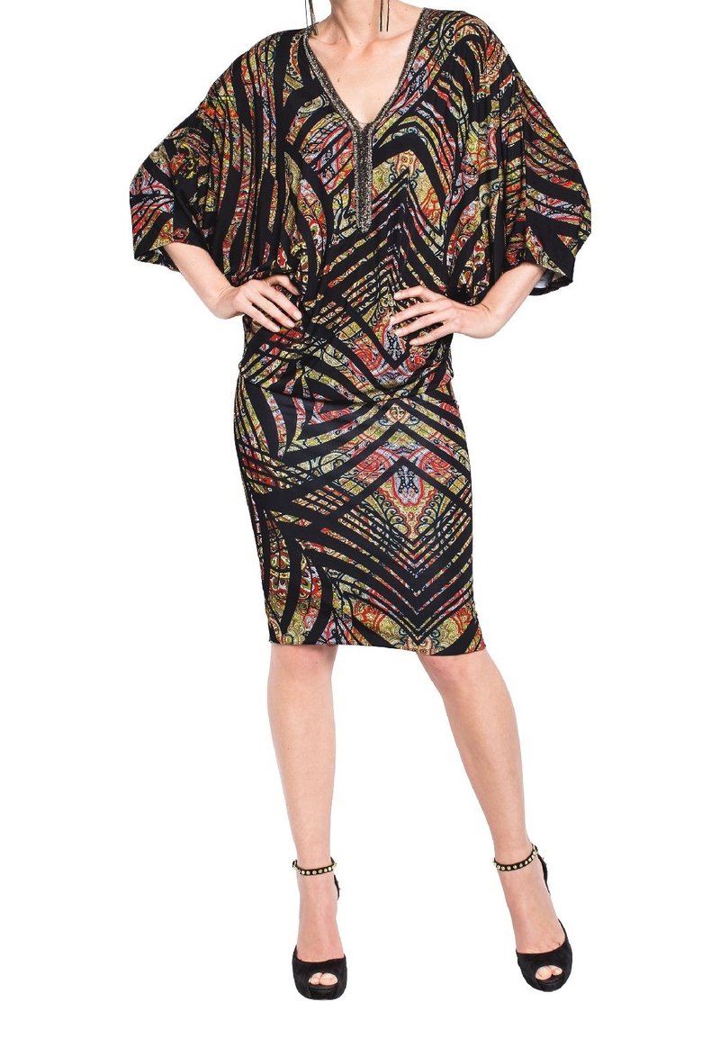 Apart Robe en jersey - black