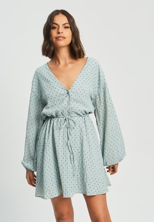 FELICE - Blousejurk - sage polka dot