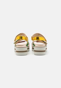 Gabor Sandali con plateau - pink verde citrus