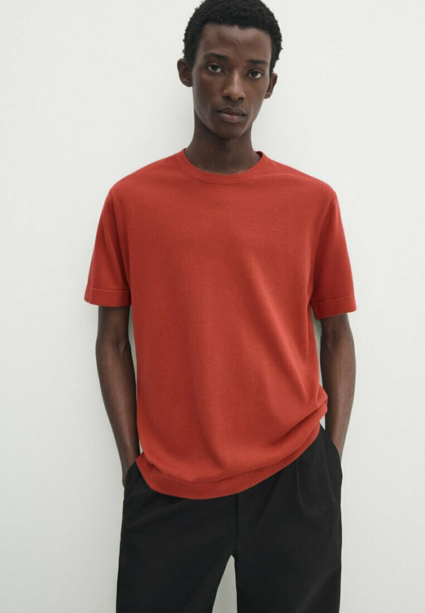 SHORT SLEEVE - Basic T-shirt - orange