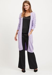 VILA VIRIL LONG CARDIGAN - Kofta - lilac