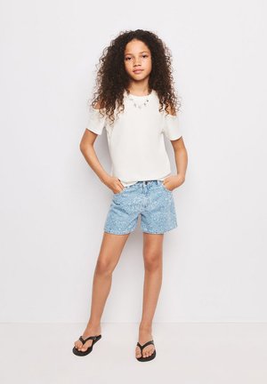 Mango Kids, KID - Short en jean - light blue