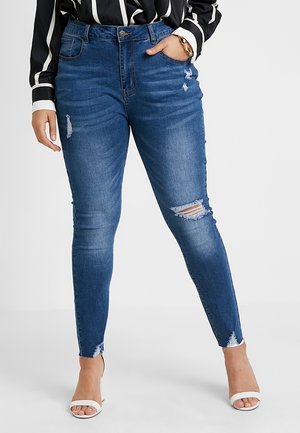 Jeans Skinny Fit - dark-blue denim
