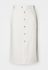 COLBY SKIRT - Denimová sukňa - white