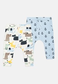 Name it - NBMVROELS PANT UNISEX 2 PACK - Broek - chambray blue/jet stream Miniatuurafbeelding 1